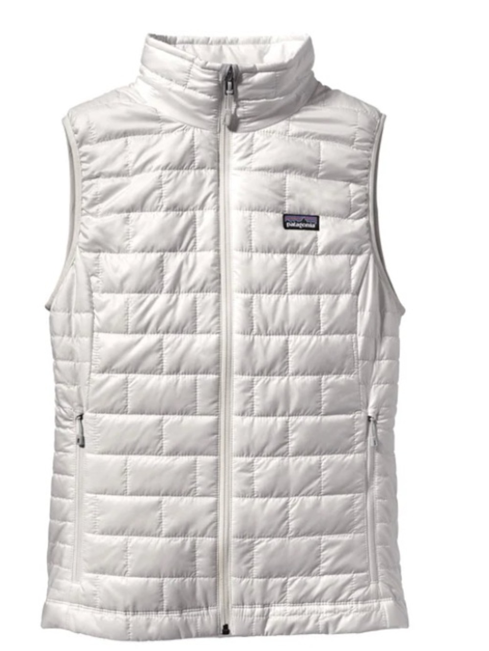Patagonia Women’s Large White Nano Puffer Quilted Insulated Vest